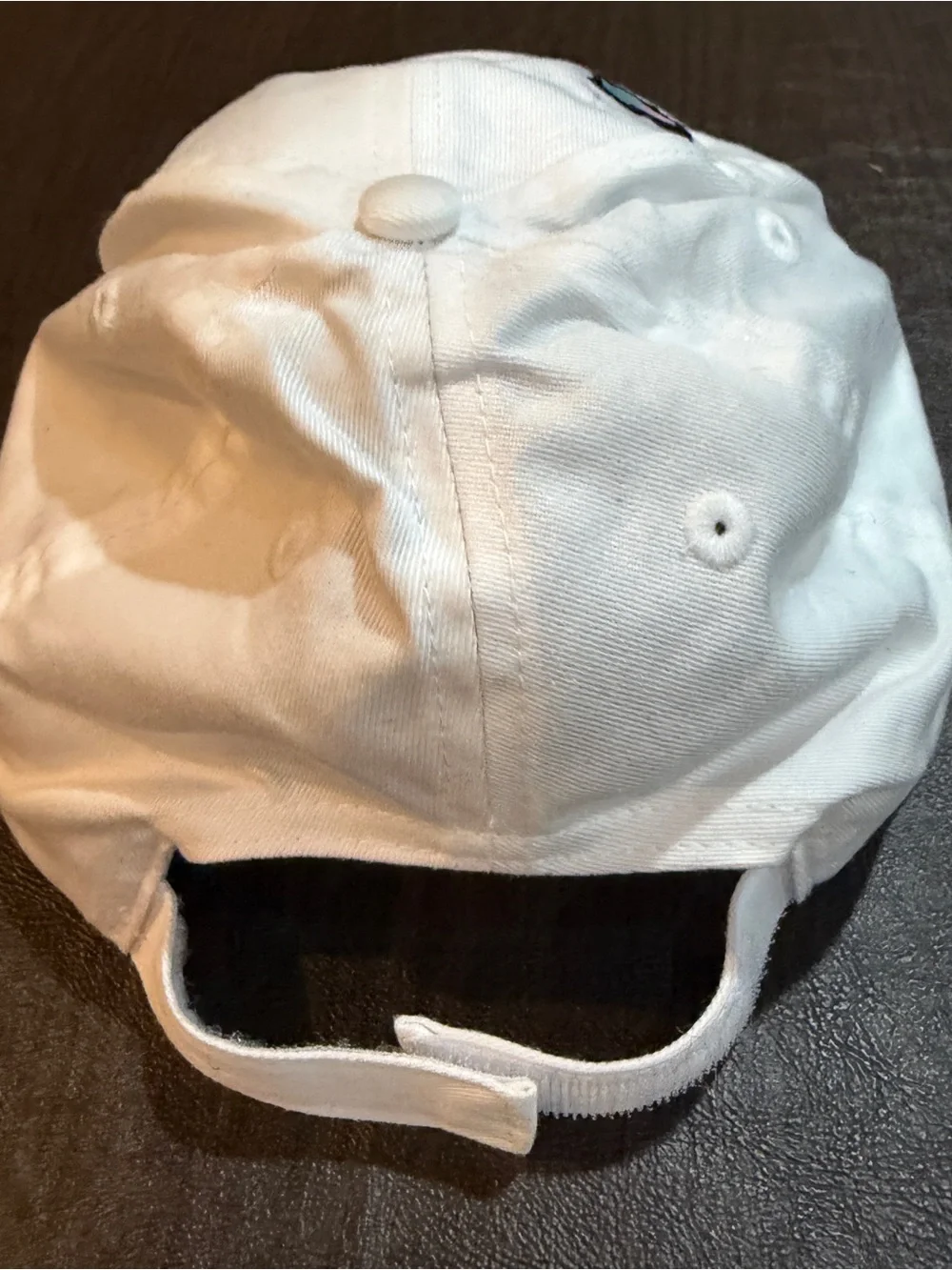 Disney Parks White Youth Hat with Silver Logo Minnie Mouse